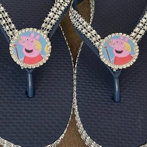 Peppa pig flip flops